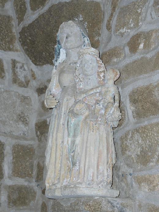 Chapelle ND de Port-Blanc: Sainte-Anne , la Vierge  et l&rsquo;Enfant