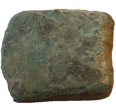 Fragment de hache-marteau de bronze - Arzano(29) Hache Bronze Arzano Fragment