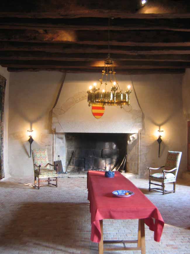 Cheminee de la grande salle