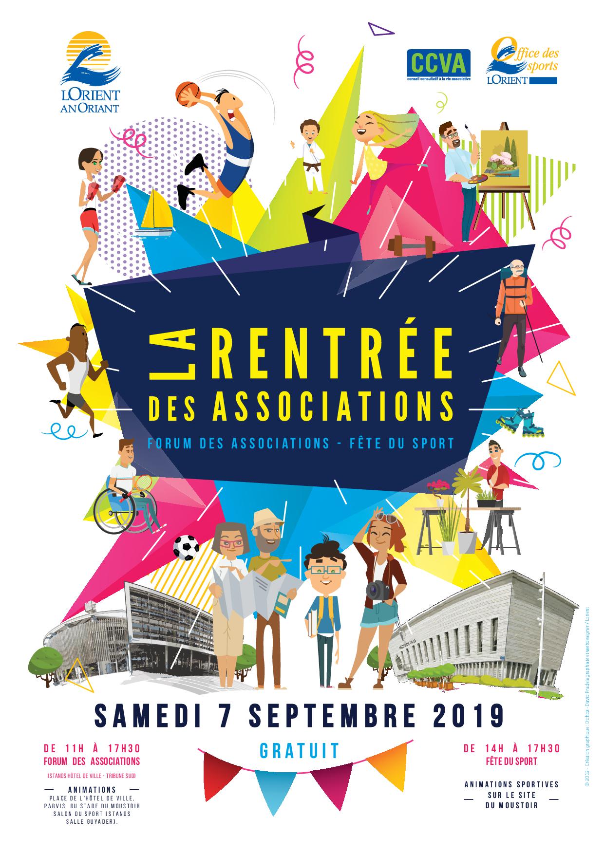 affiche rentree des associations 2019